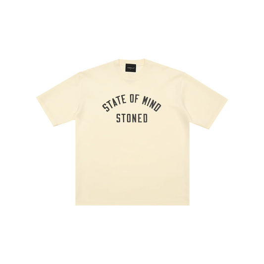Stoned & Co ® Originals v2 : Cream Yellow Tee (FW25)