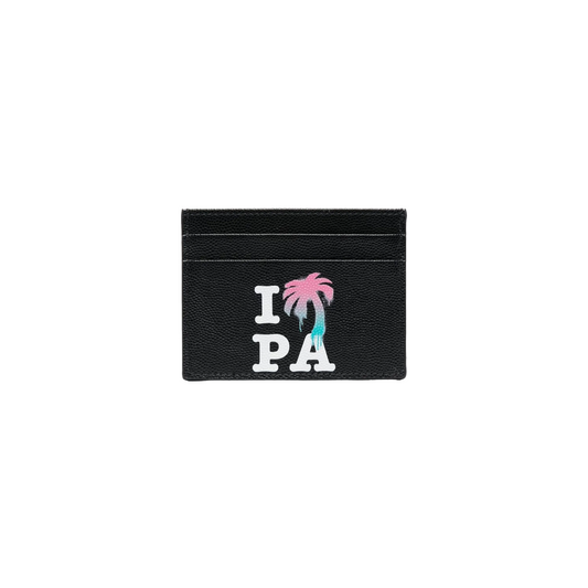 PALM ANGELS I Love PA Card Holder Black (SS24)