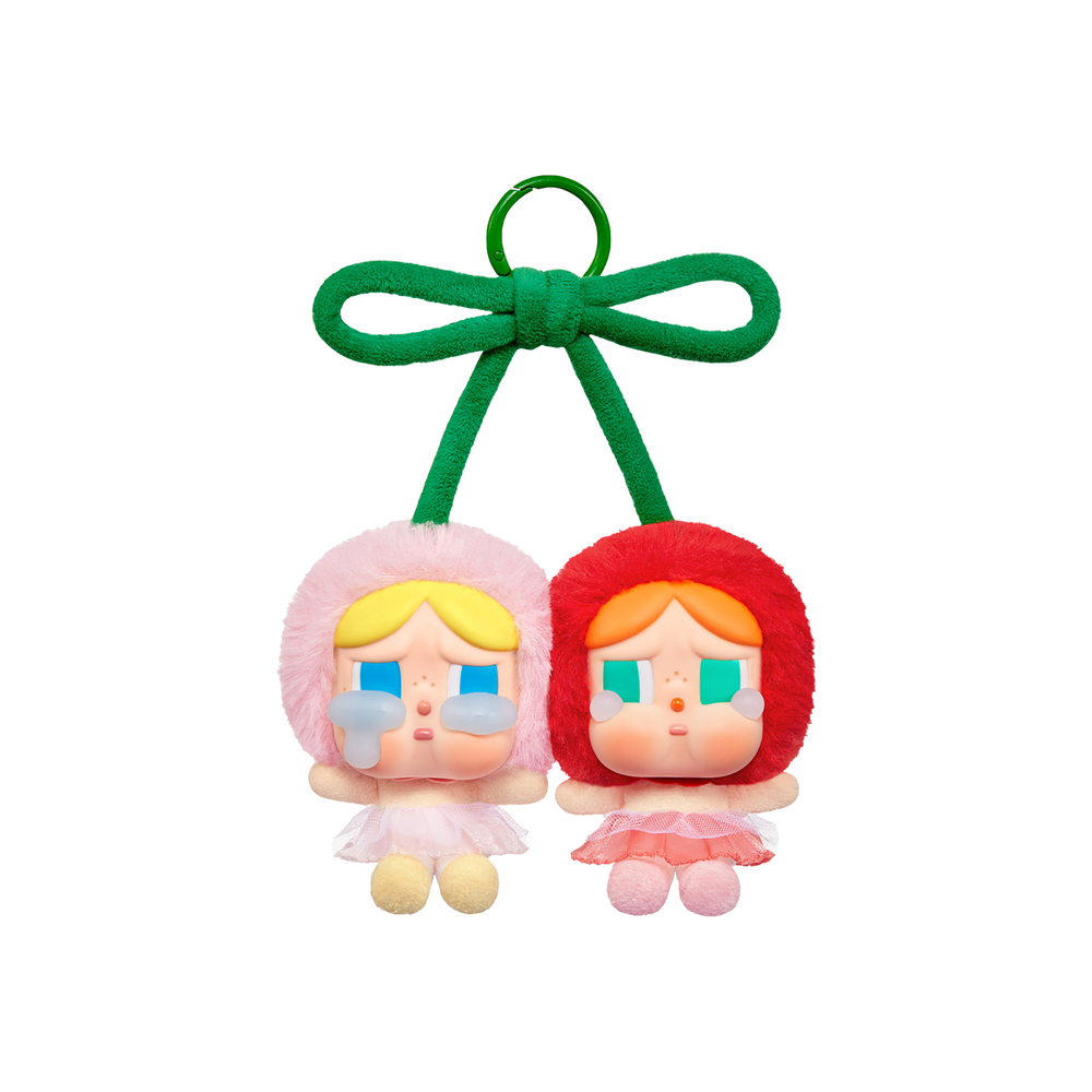 POP MART CRYBABY Crying For Love Series - Vinyl Plush Hanging Card (Love You Cherry Much)