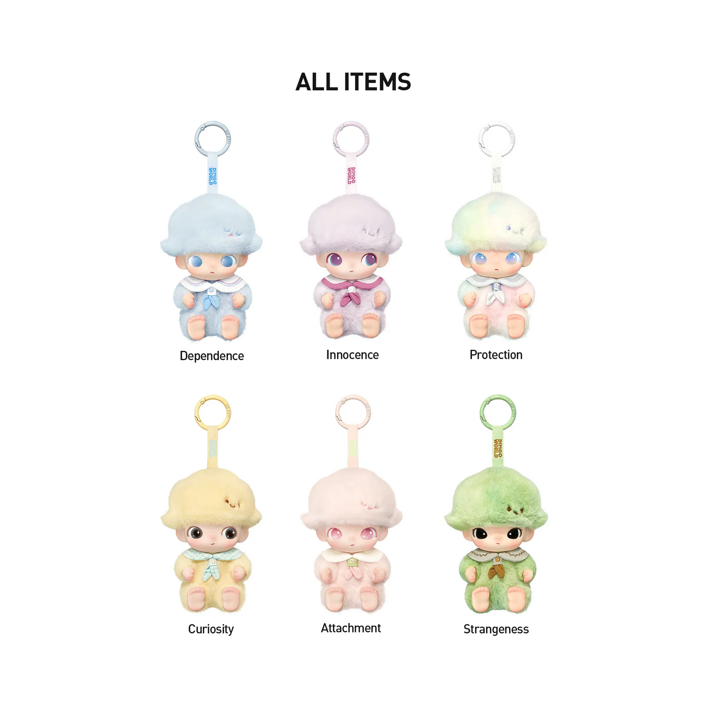 POP MART DIMOO Journal of New Life Series – Vinyl Plush Pendant Keychain Blind Box