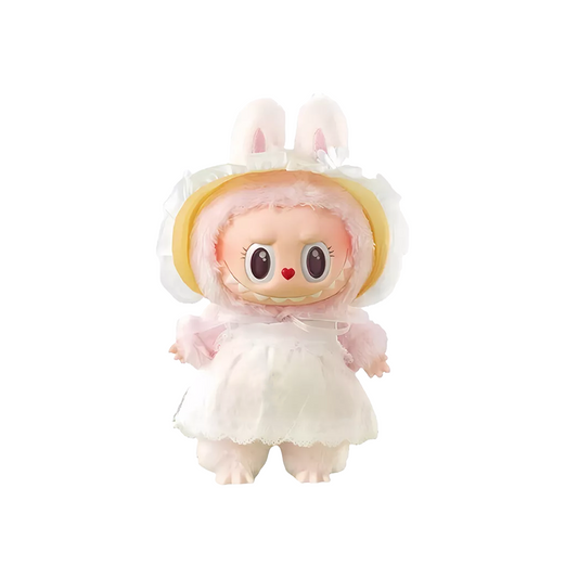 POP MART LABUBU THE MONSTERS - Mokoko Fall Into Spring Vinyl Plush Doll Pendant Keychain (Version 2)