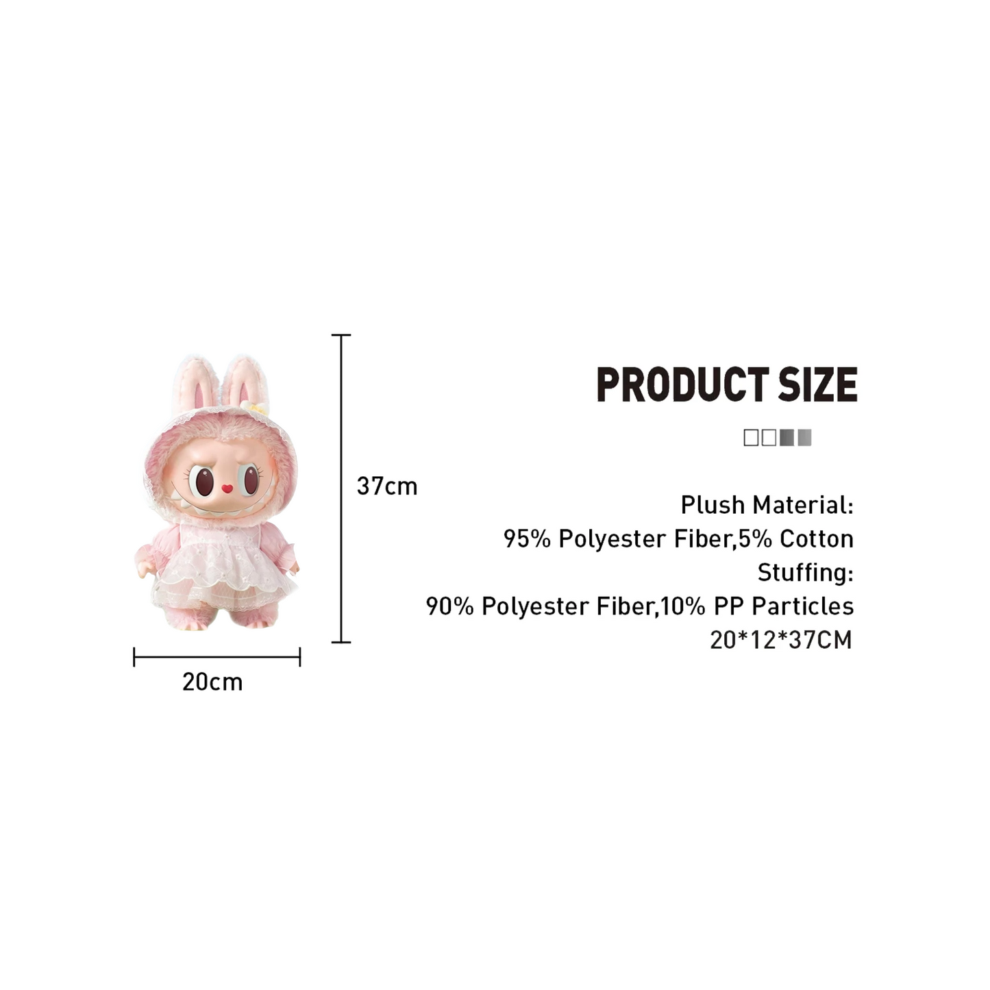 POP MART LABUBU THE MONSTERS - Mokoko Fall Into Spring Vinyl Plush Doll (Version 2)