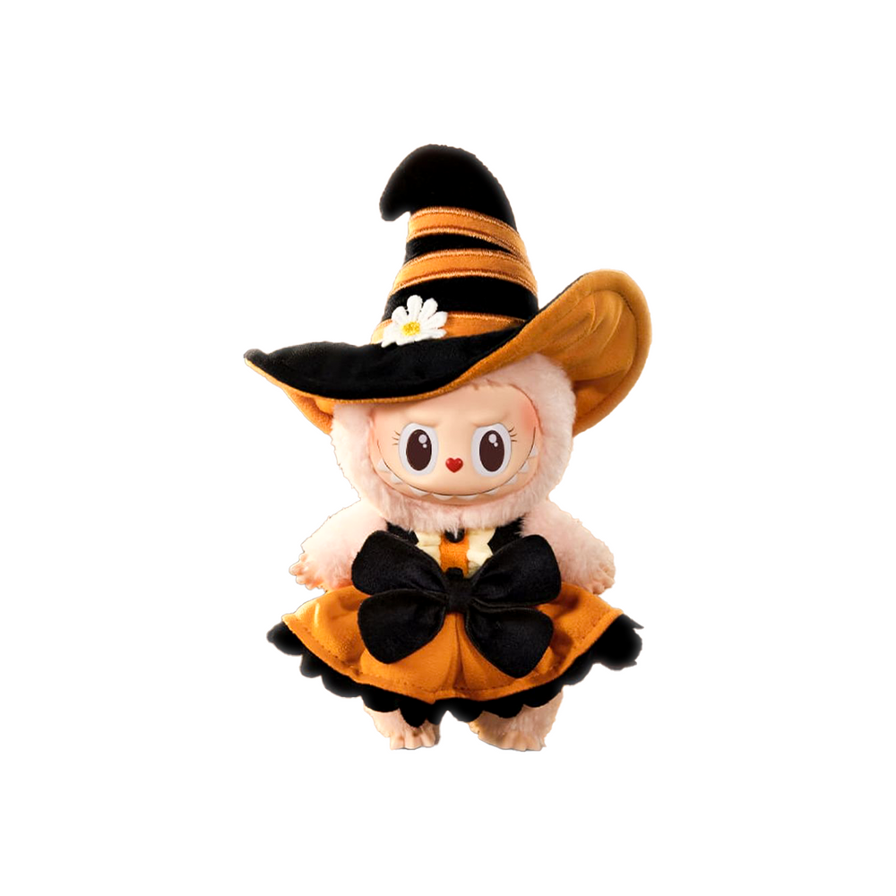 POP MART LABUBU THE MONSTERS- Mokoko Happy Halloween Party Series Magic of Pumpkin Vinyl Plush Pendant Keychain