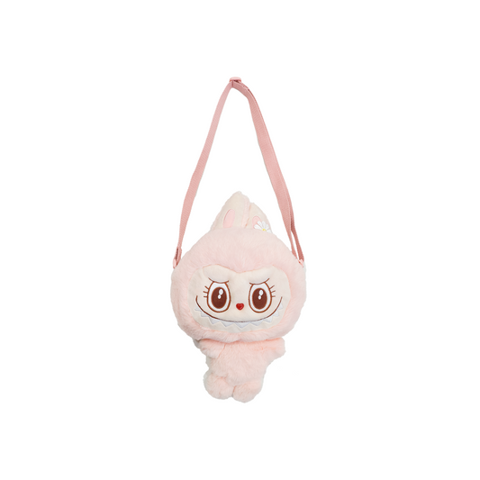 POP MART LABUBU THE MONSTERS - Mokoko Sweetheart Series Doll Messenger Bag Pink