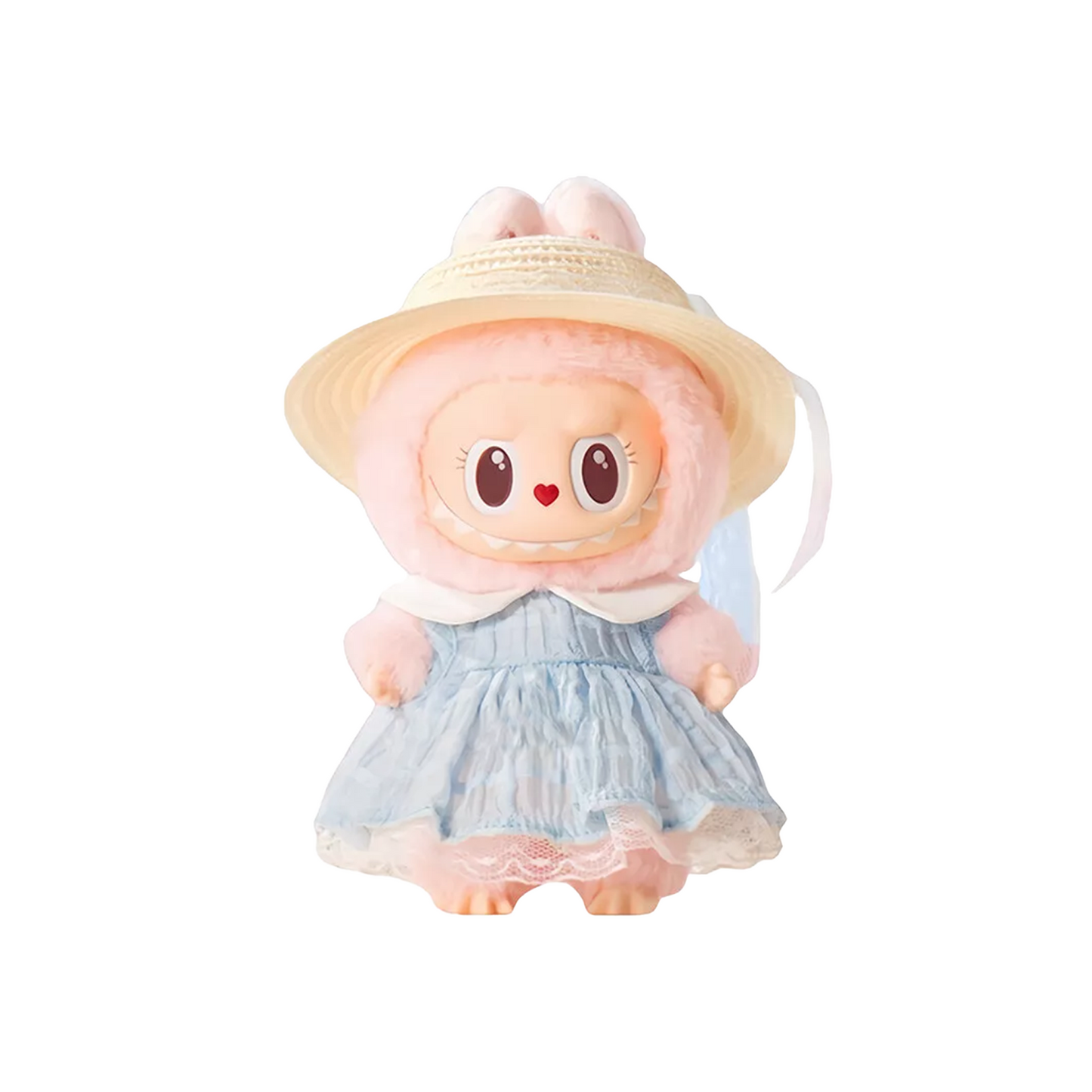 POP MART LABUBU THE MONSTERS -  Mokoko The Blue Diamond Vinyl Plush Doll Pendant Keychain (Version 3)