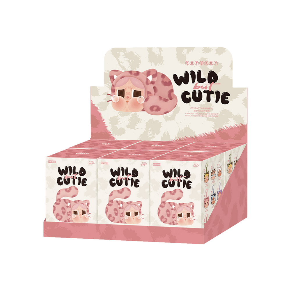 POP MART CRYBABY Wild but Cutie Series - Vinyl Plush Pendant Blind Box Keychain