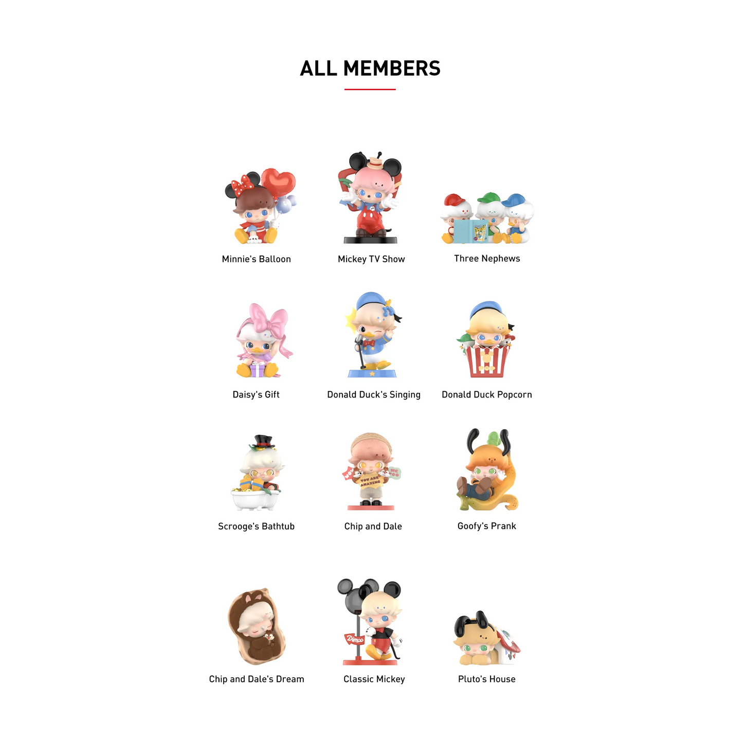 POP MART DIMOO WORLD x DISNEY Series Figures