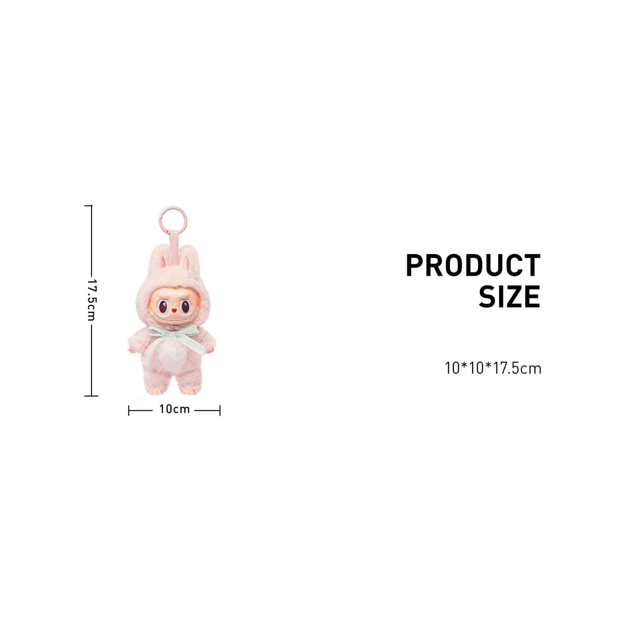 POP MART LABUBU Mokoko Close to Sweet – Vinyl Plush Doll Keychain main image 0