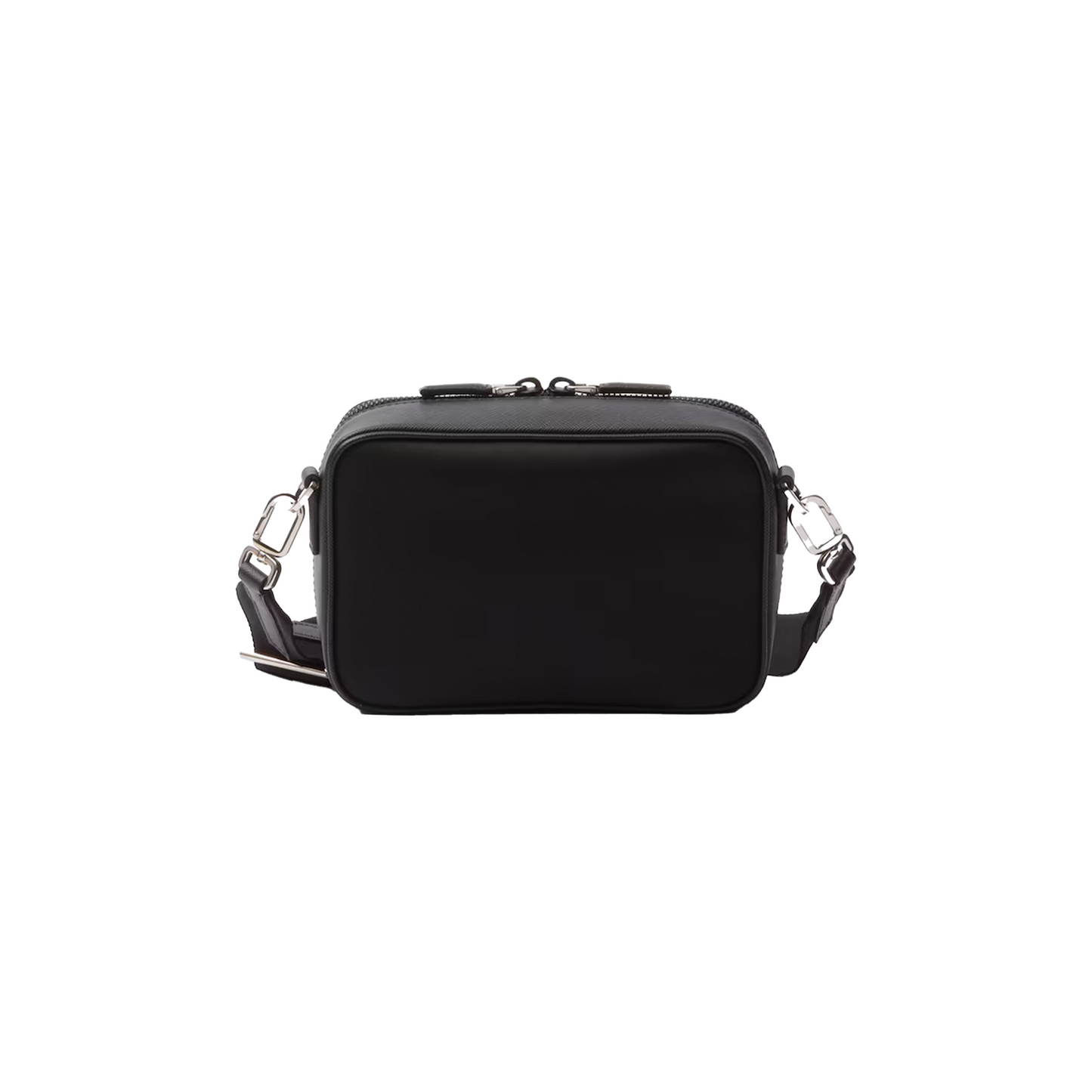 PRADA Brique Re Nylon and Saffiano Leather Bag Black (SS24)