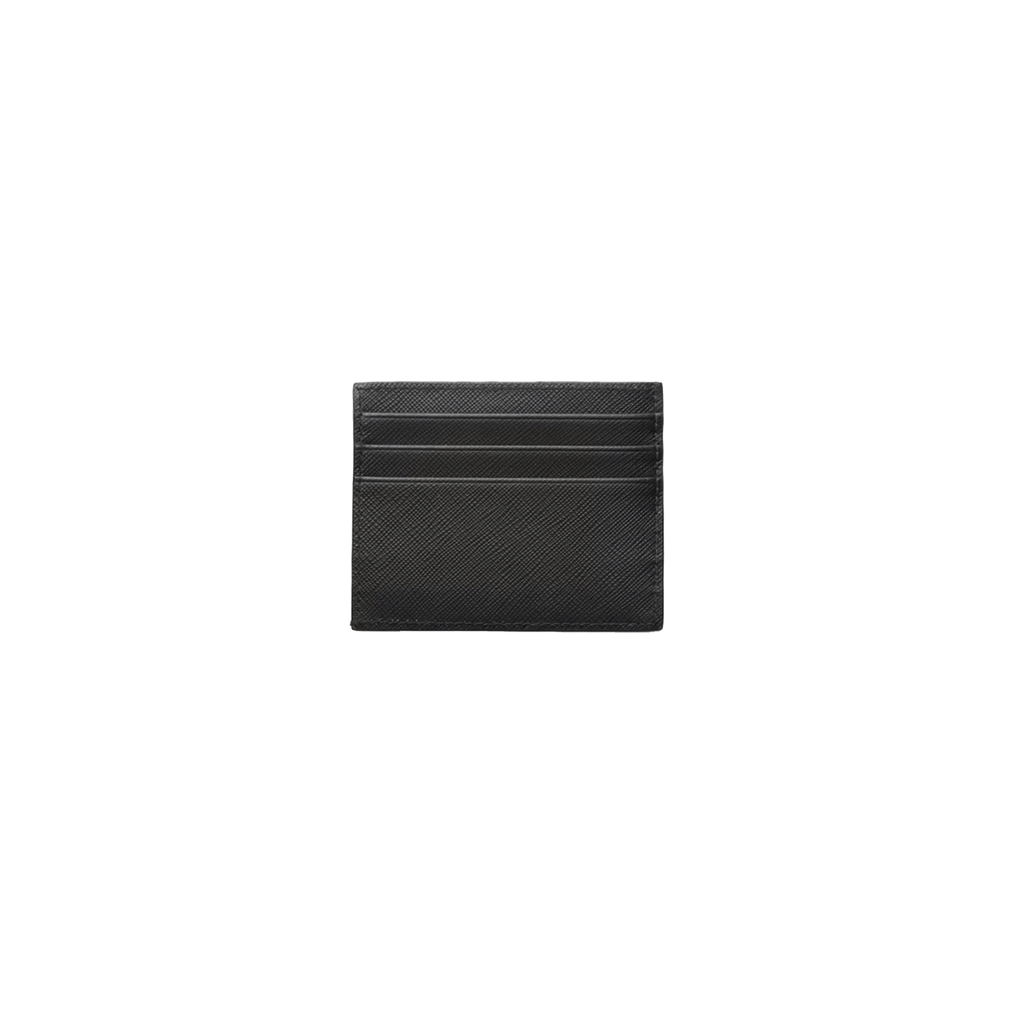 PRADA Saffiano Leather Card Holder Black (SS24)