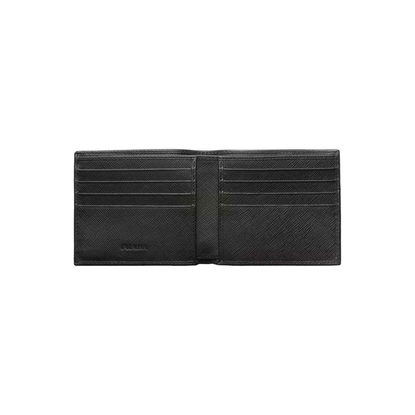 PRADA Saffiano Leather Wallet Black (SS24)