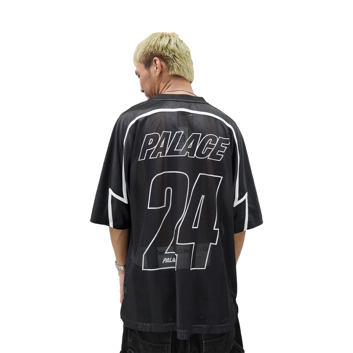 Palace Meshy Stripe Jersey Black (FW24)