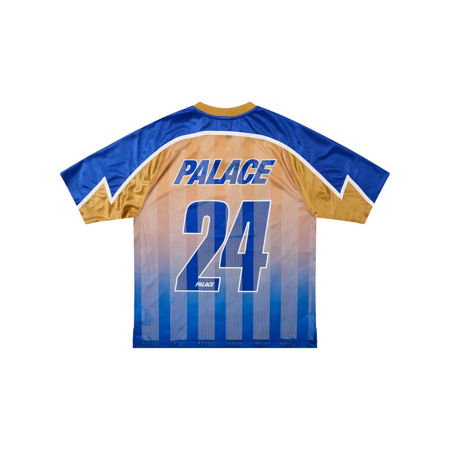 Palace Meshy Stripe Jersey Blue/Gold (FW24)