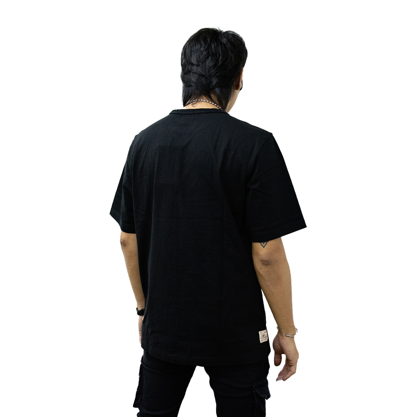 Palace x Evisu Contrasting Logo Print Tee Black