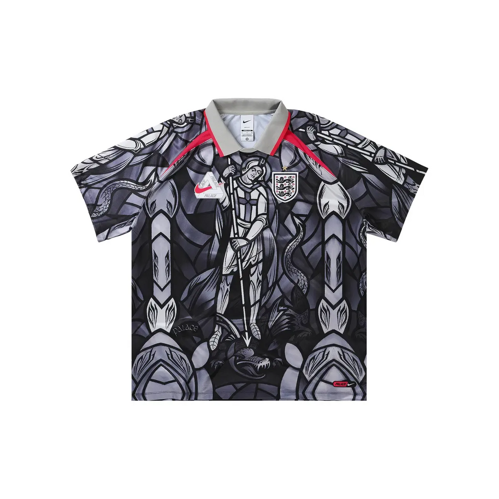 Nike x Palace England Dri-FIT Football Jersey Pewter Grey/Bright Crimson (SS26)