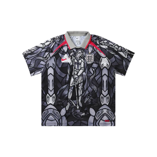 Nike x Palace England Dri-FIT Football Jersey Pewter Grey/Bright Crimson (SS26)
