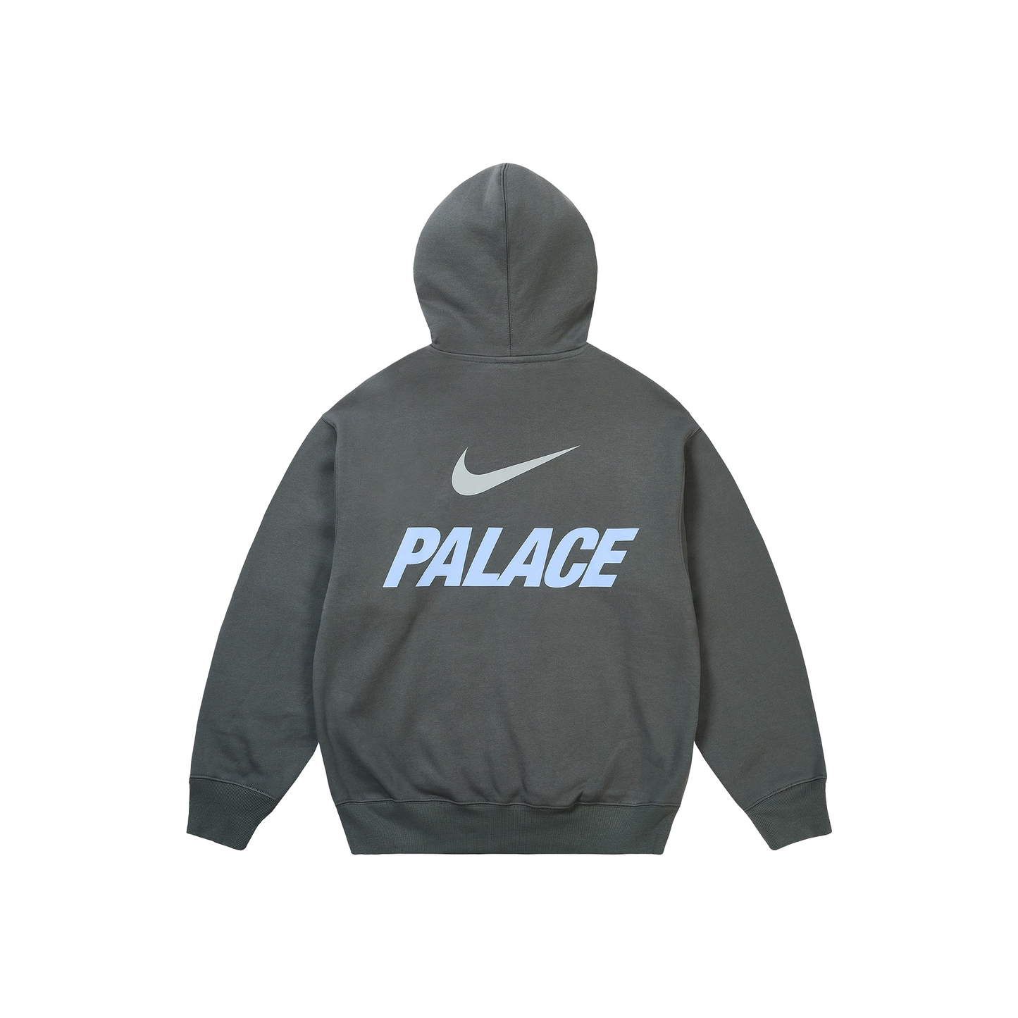 Palace x Nike Front Swoosh Hoodie Charcoal (SS26) – STEALPLUG KL