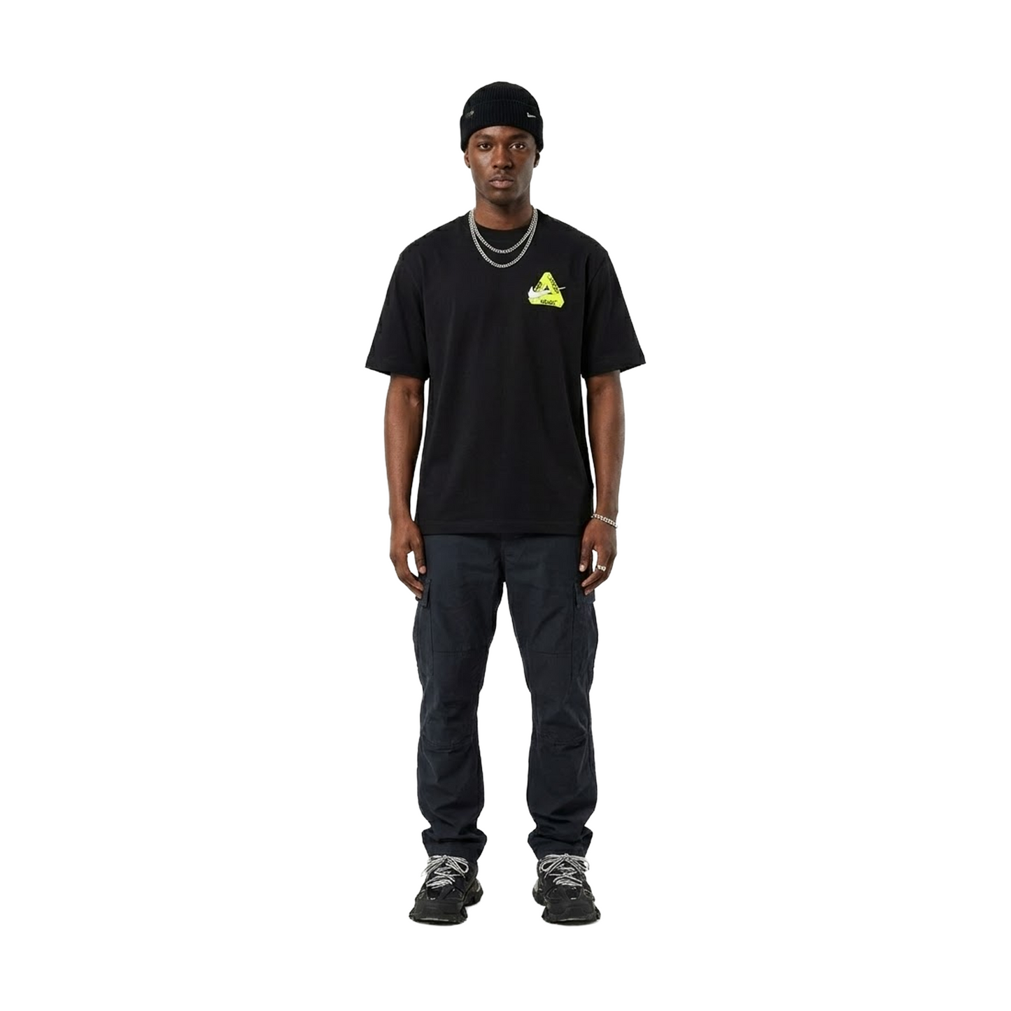 Palace x Nike Tri Swoosh Tee Black (FW25)