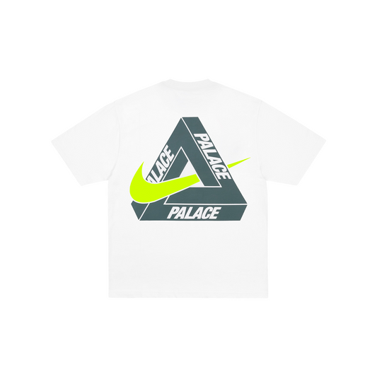 Palace x Nike Tri Swoosh Tee White (FW25)