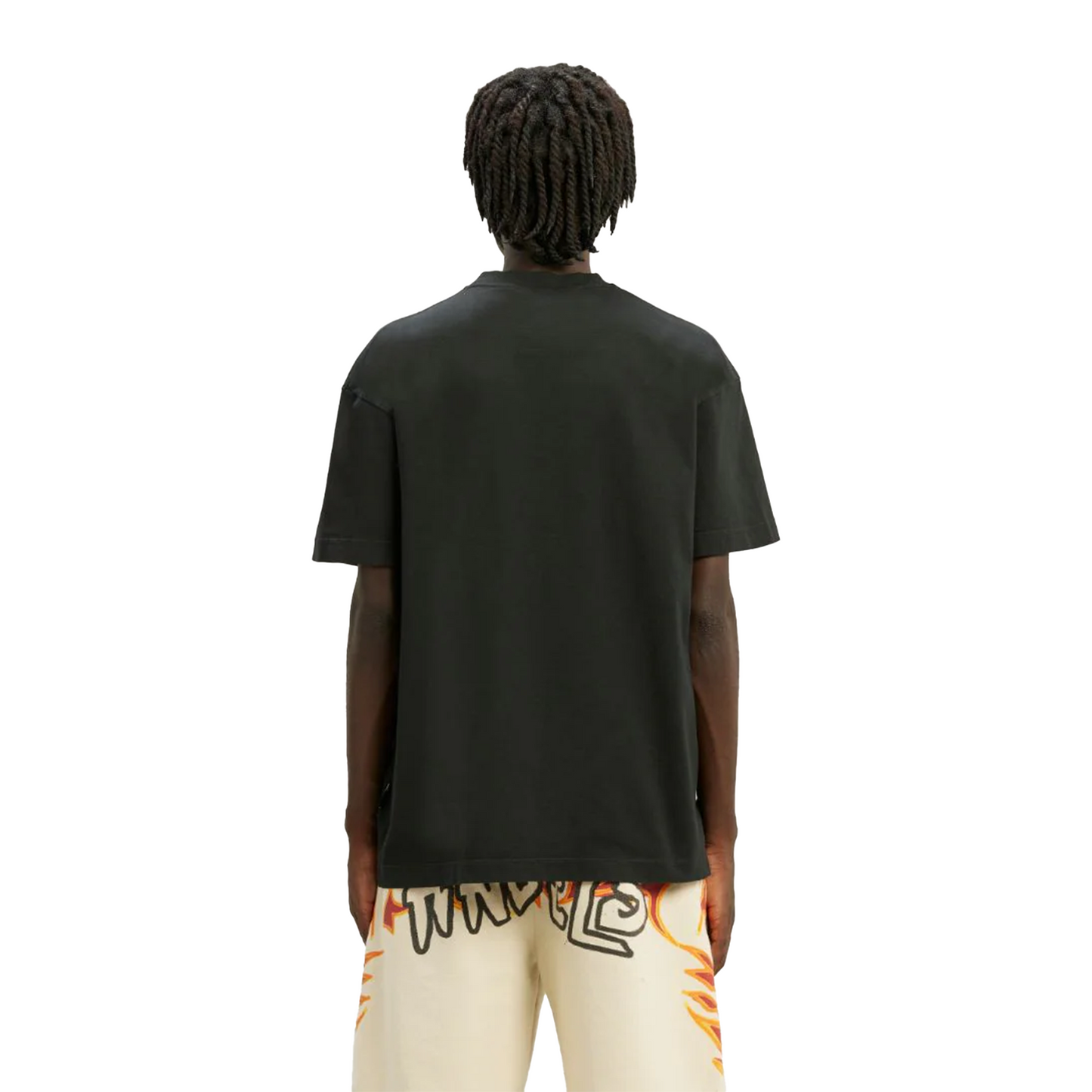 PALM ANGELS GD Burning Logo Classic Tee Black/White (SS23)