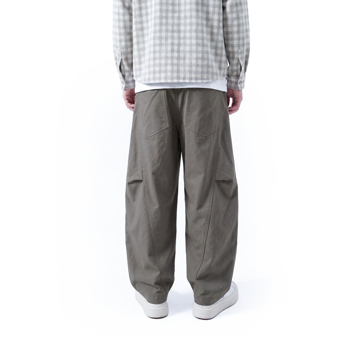 RAW/21 Wide Parachute Pants Washed Khaki (SS26)