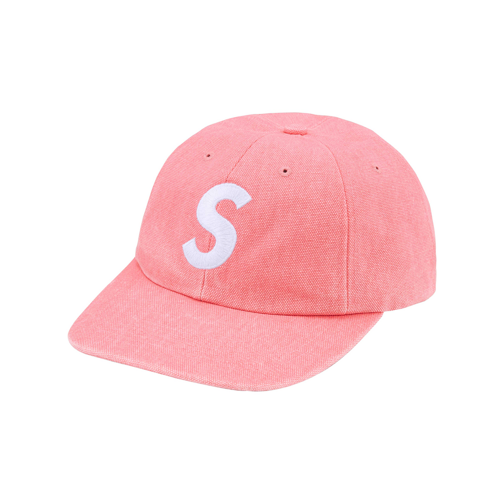 Supreme Pigment S Logo 6-Panel Cap Bright Pink (FW24)