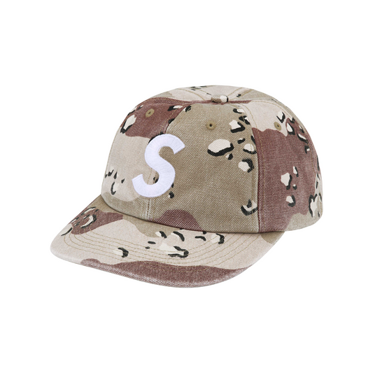 Supreme Pigment S Logo 6-Panel Cap Chocolate Chip Camo (FW24)