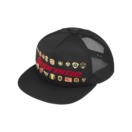 Supreme Pins Mesh Black 5-Panel Cap Black (SS26)