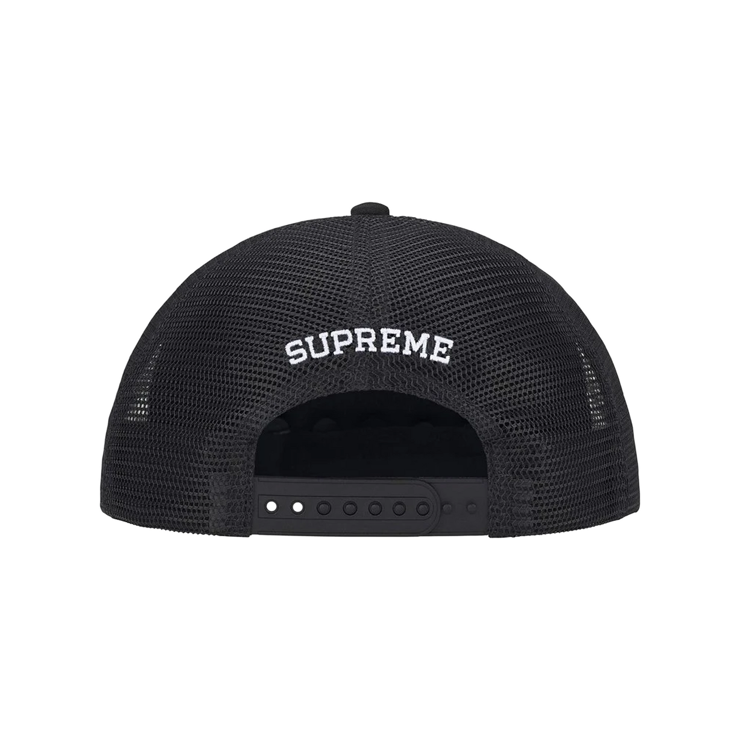 Supreme Pins Mesh Black 5-Panel Cap Black (SS26)