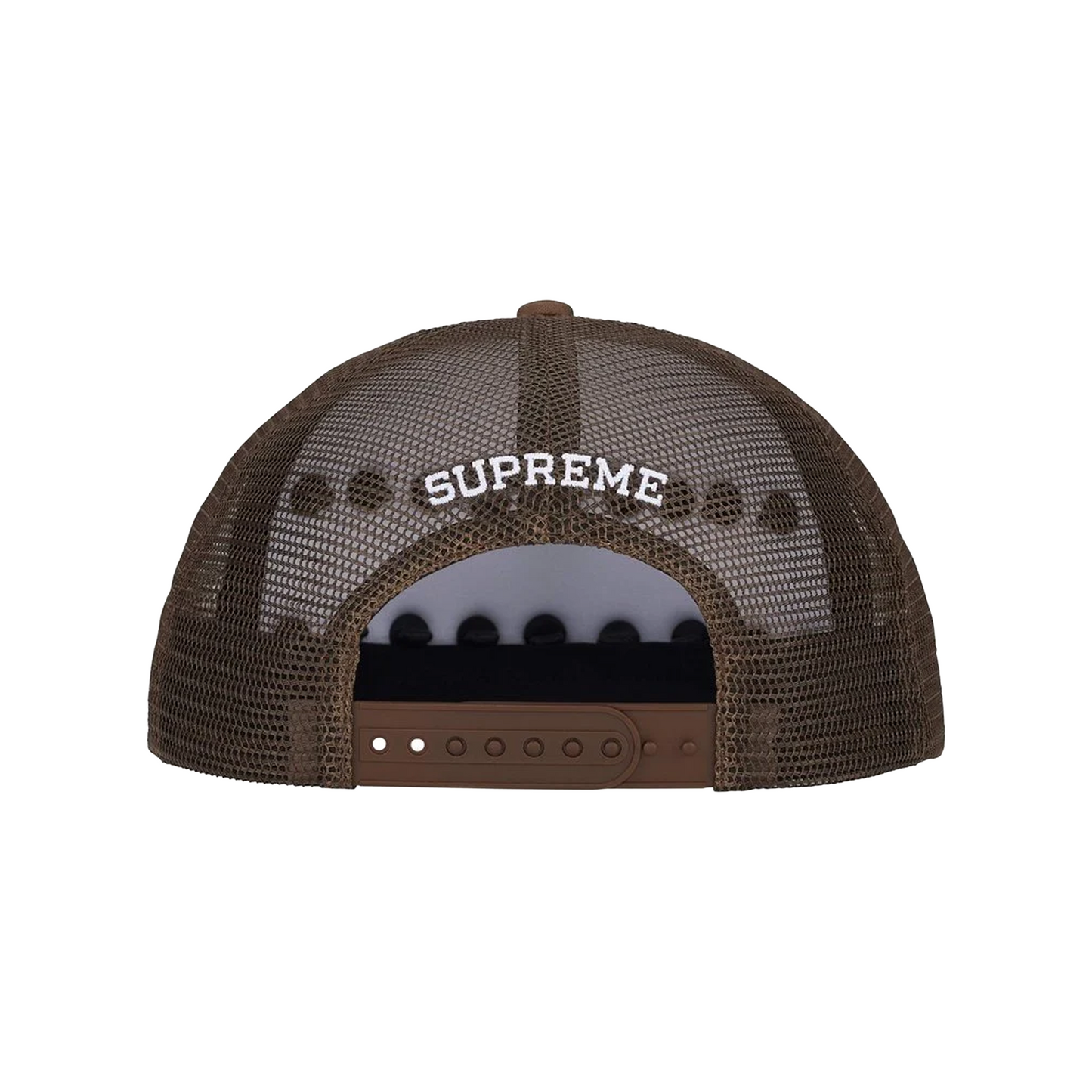 Supreme Pins Mesh Black 5-Panel Cap Brown (SS26)