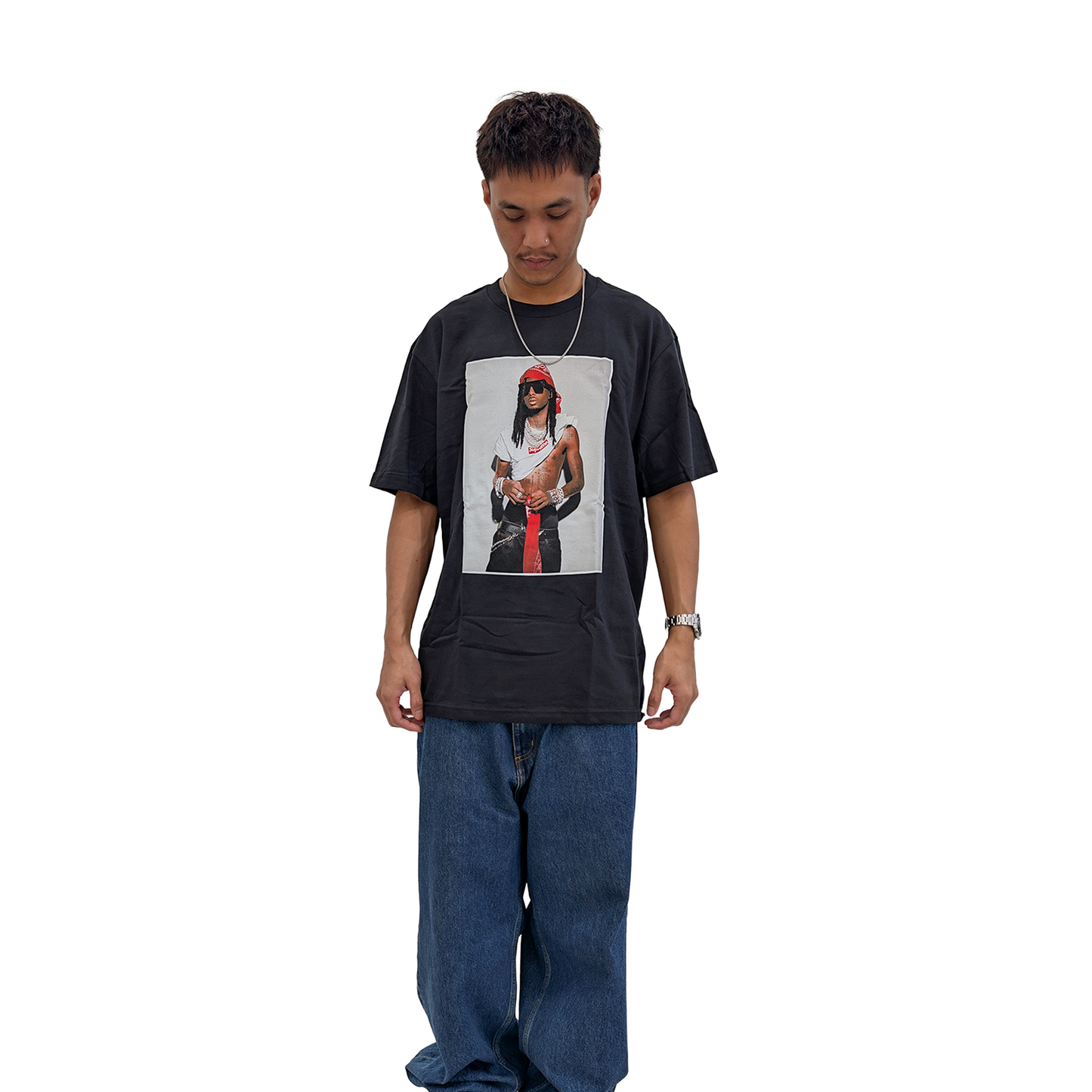 Supreme Playboi Carti Tee Black (FW25)