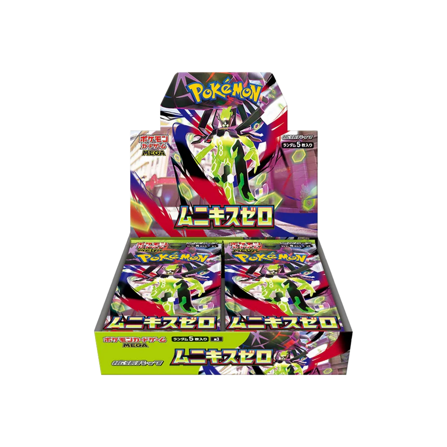 pokemon booster box malaysia Pokémon TCG M3 Mega Expansion Pack: Munikis Zero (Japanese) – STEALPLUG KL