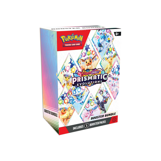 Pokémon TCG SV8.5 Scarlet & Violet Expansion: Prismatic Evolutions Booster Bundle (English)