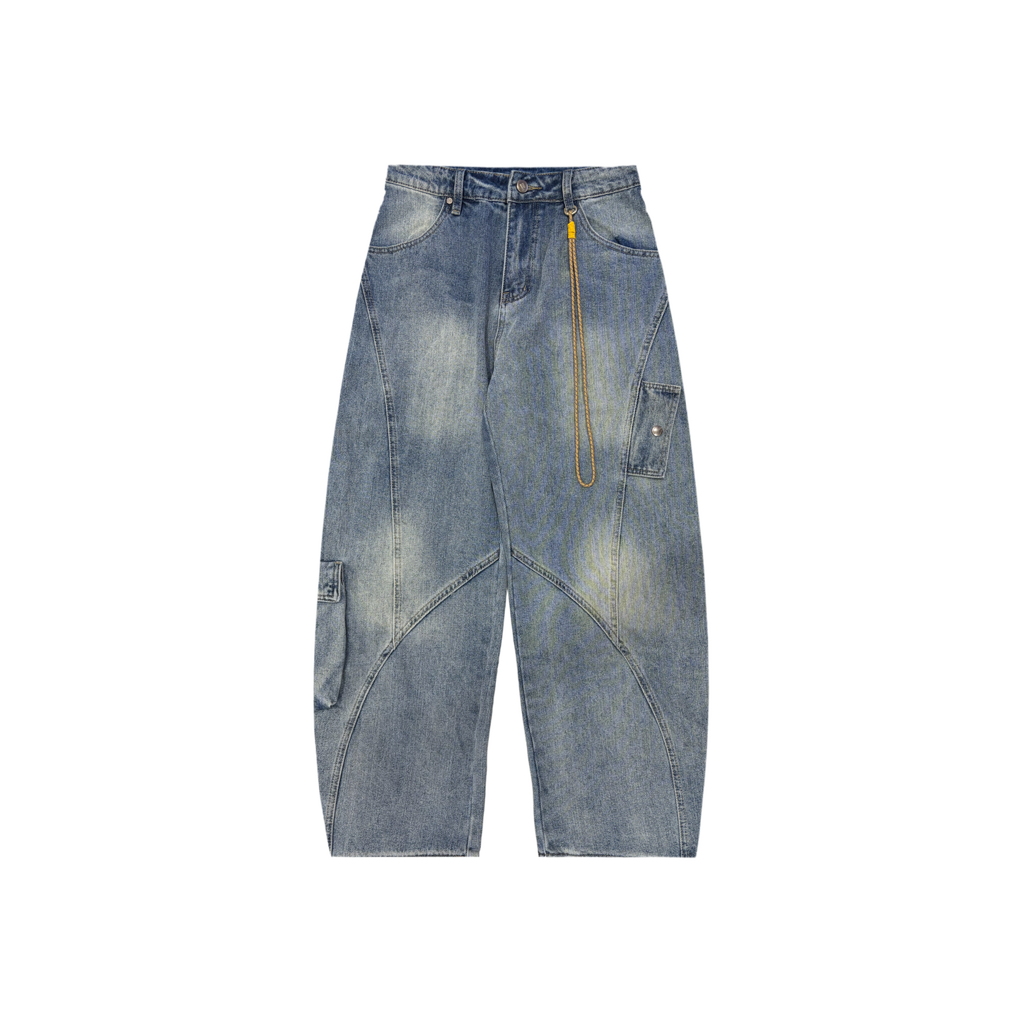 RAW/21 Asymmetry Baggy Denim Jeans Blue (SS26)