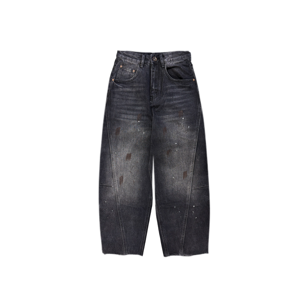 RAW/21 Blackened Baggy Denim Jeans Black (SS26)
