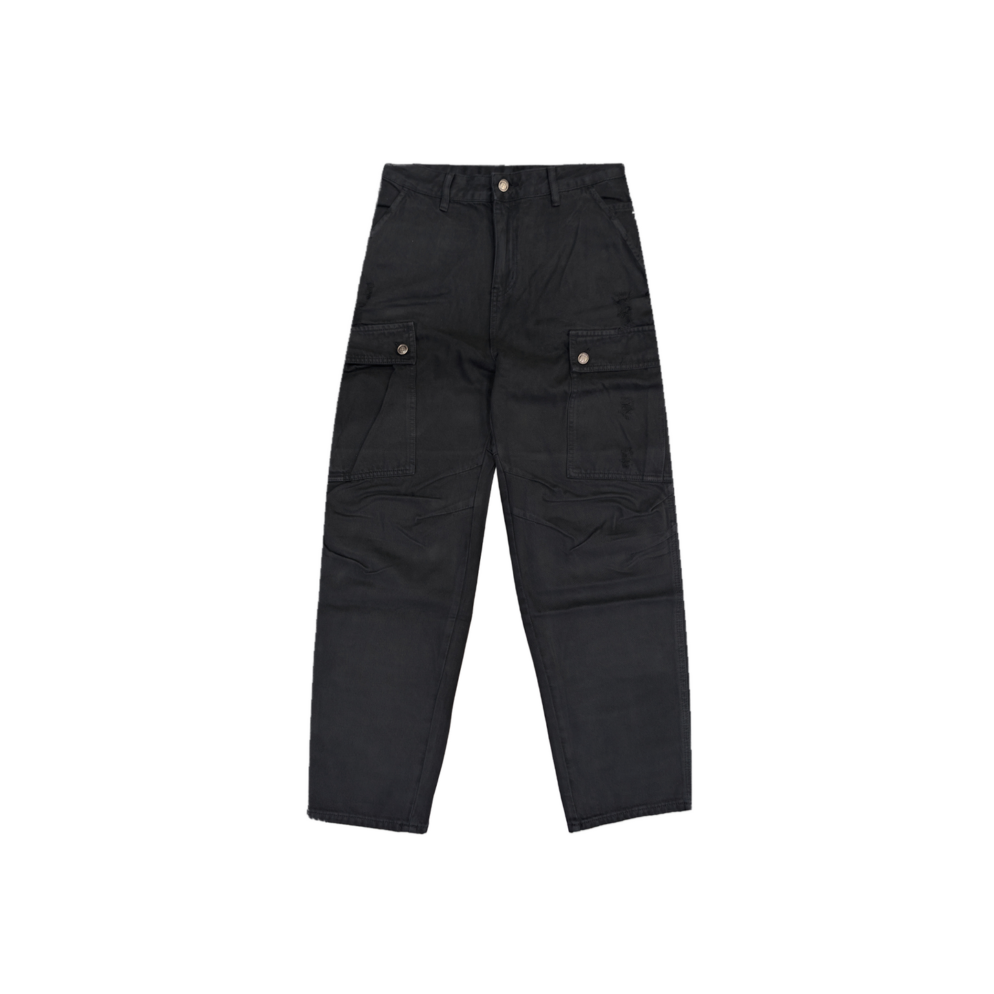 RAW/21 Distressed Cargo Pants Black (FW25)