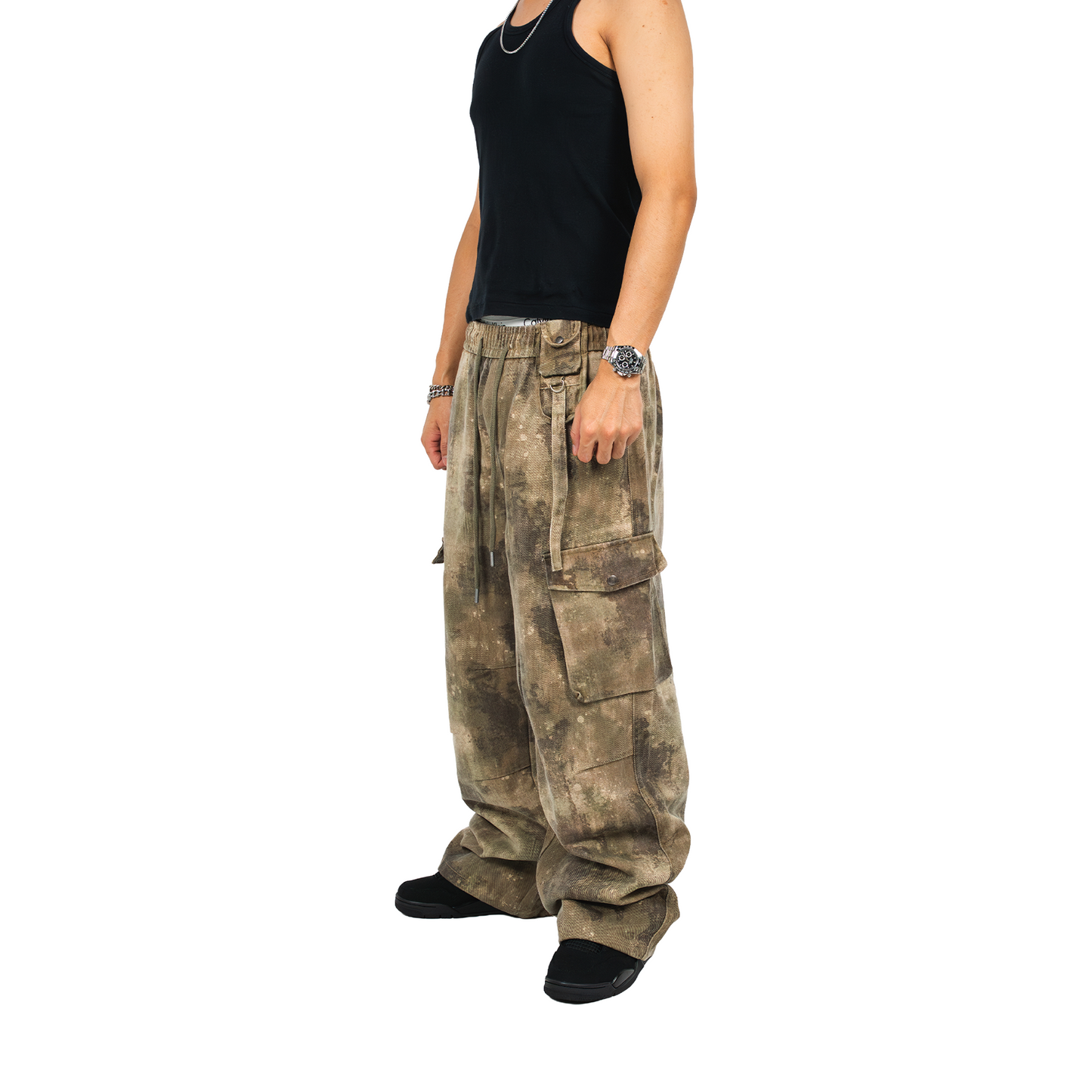 RAW/21 Earth Fade Baggy Pants Brown (FW25)