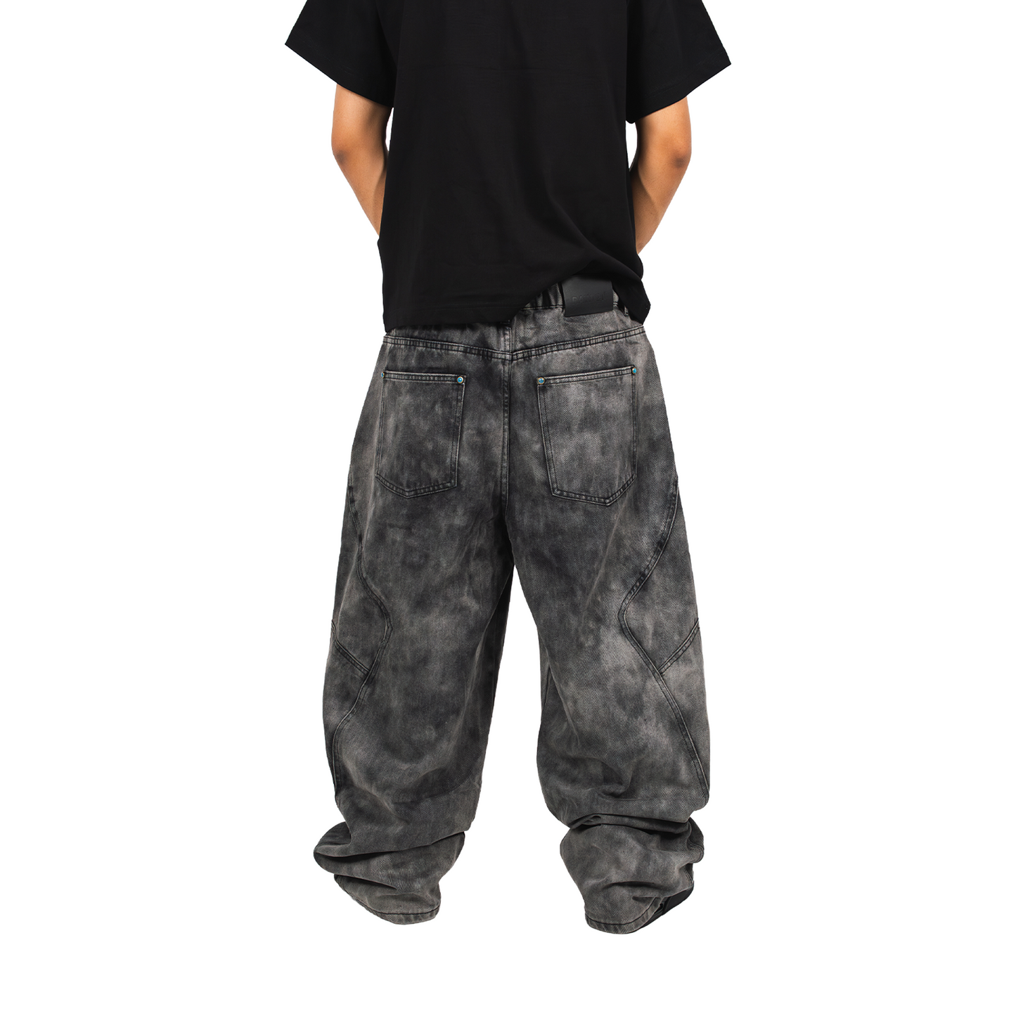 RAW/21 Gem Baggy Jeans Washed Black (FW25)