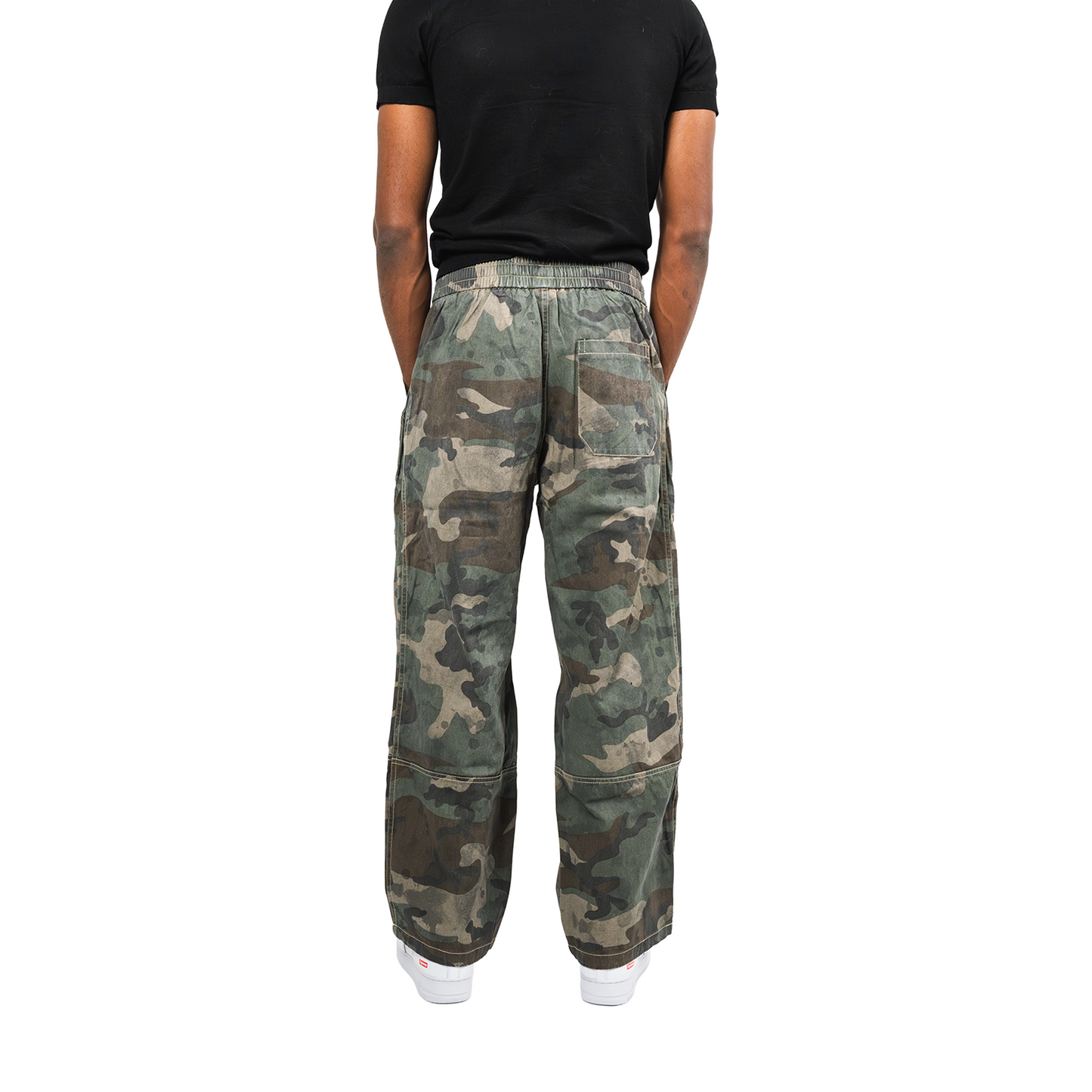RAW/21 Modular Camo Baggy Trousers Green (SS26)