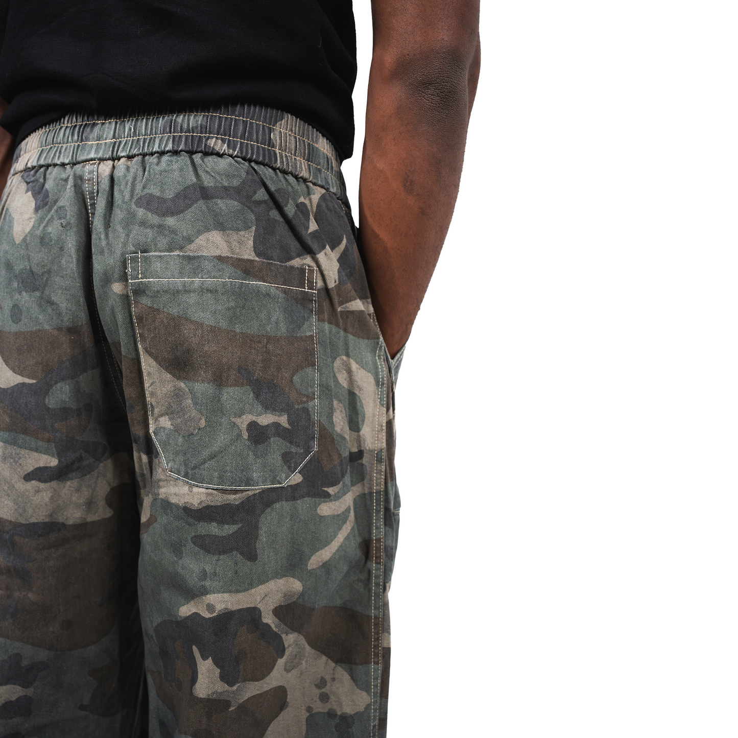 RAW/21 Modular Camo Baggy Trousers Green (SS26)