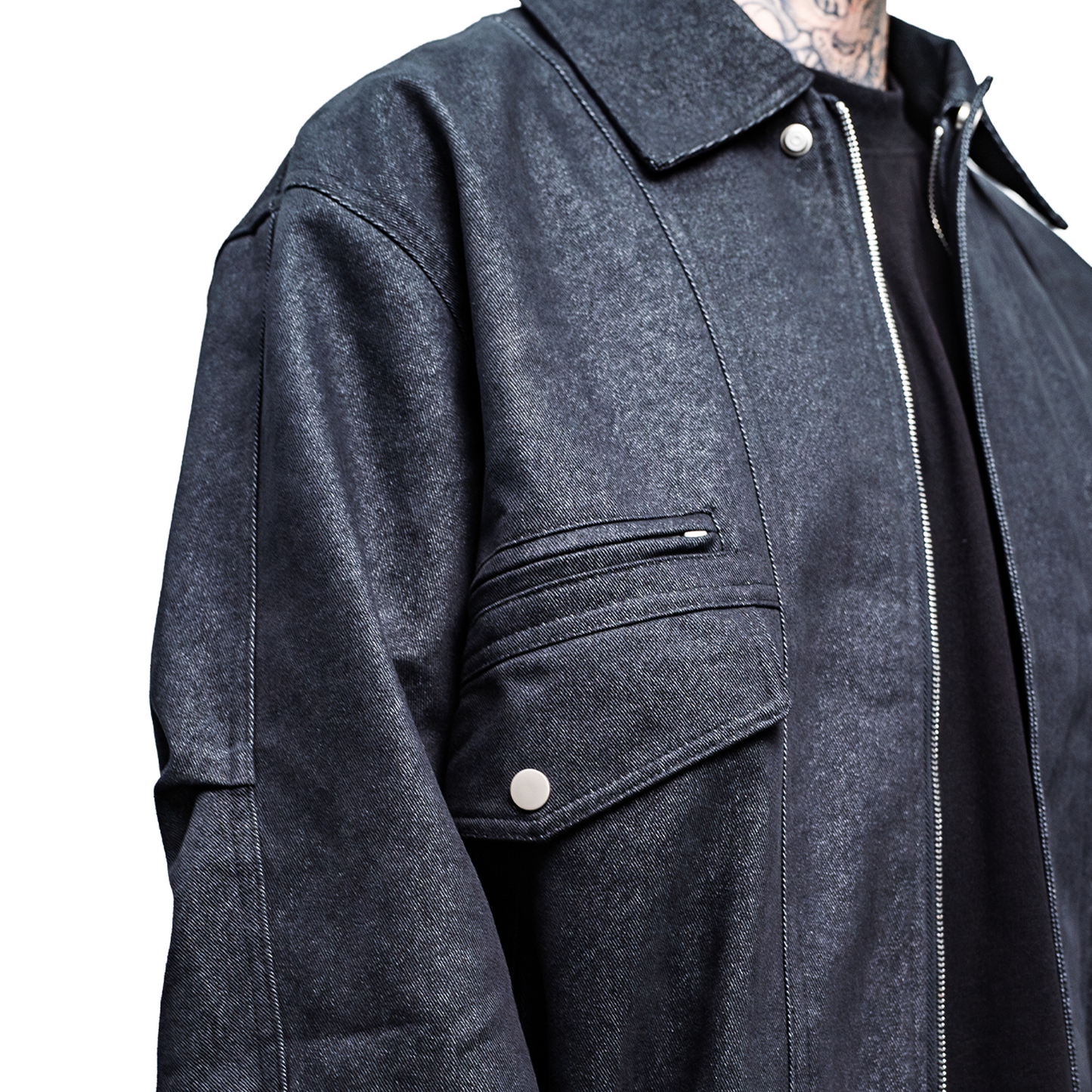 RAW/21 Pocket Jacket Black (SS26)