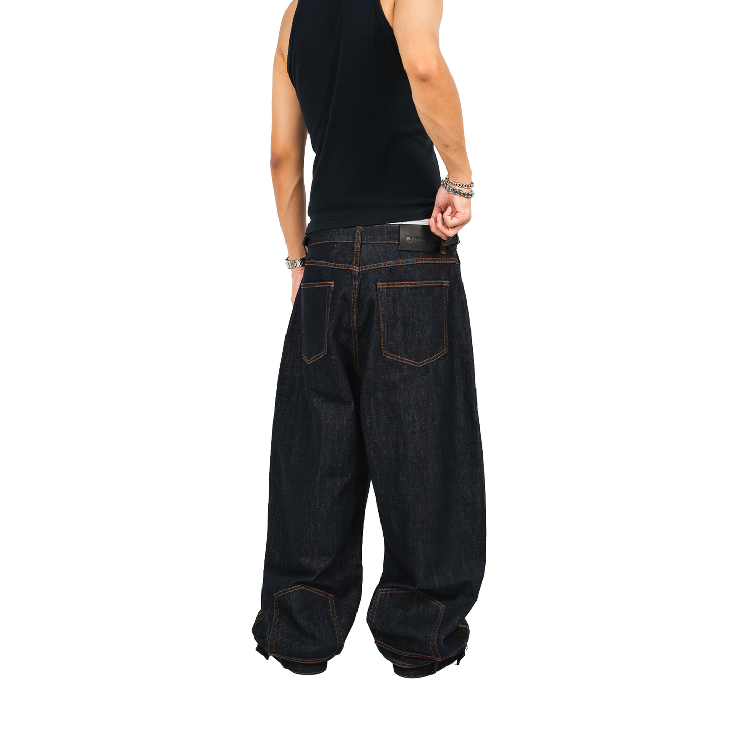 RAW/21 Reverse Baggy Jeans Dark Blue (FW25)