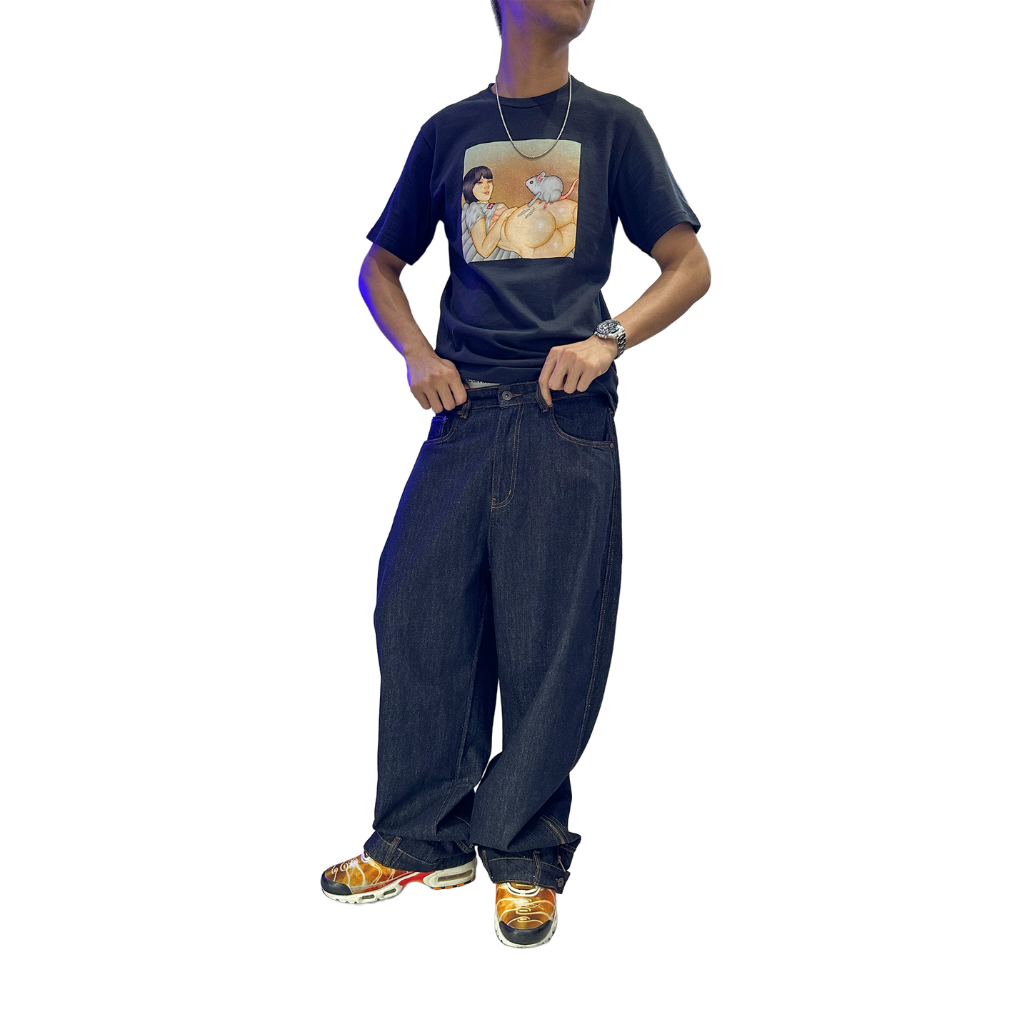 RAW/21 Reverse Baggy Jeans Dark Blue (FW25)