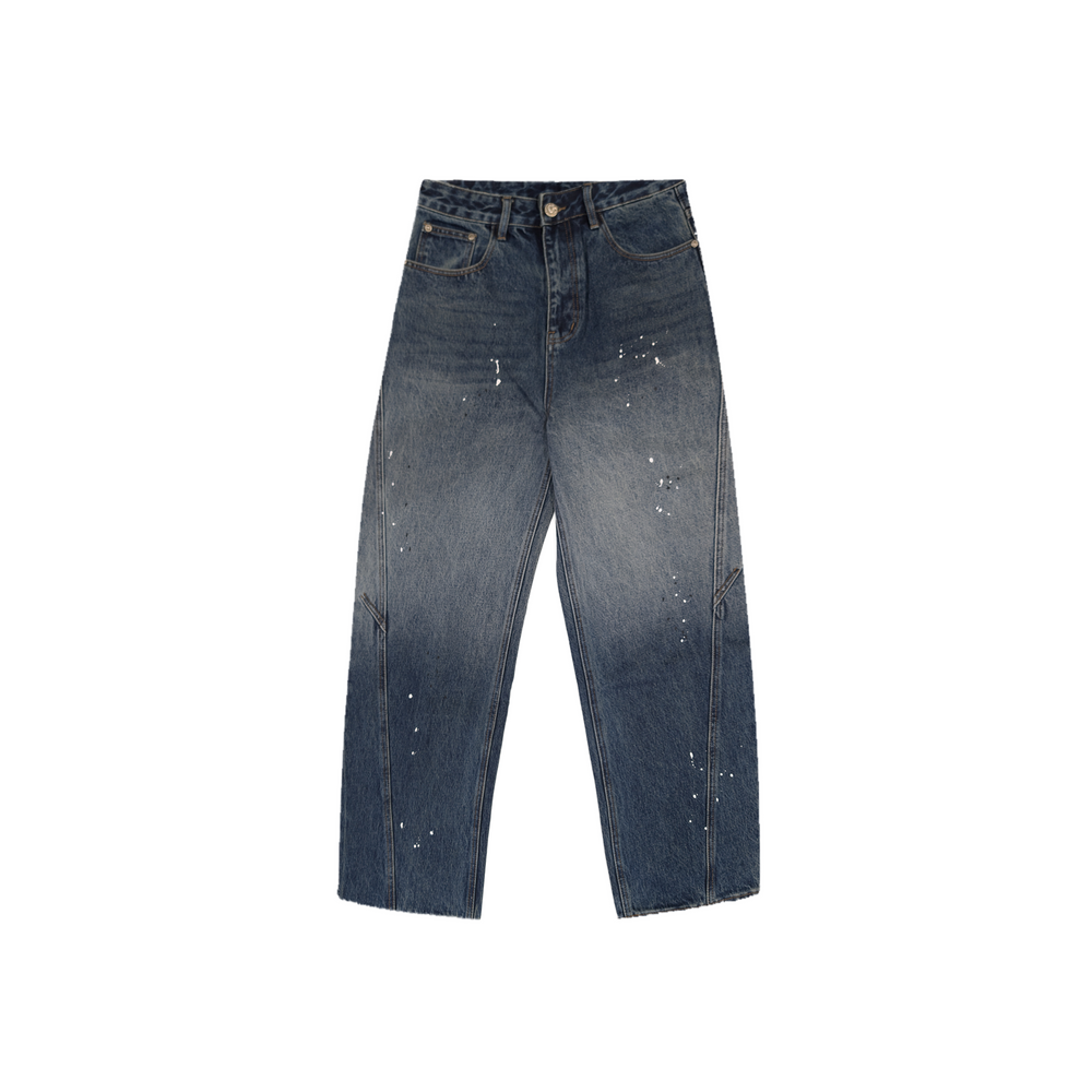 RAW/21 Spatter Baggy Denim Jeans Blue (FW25)