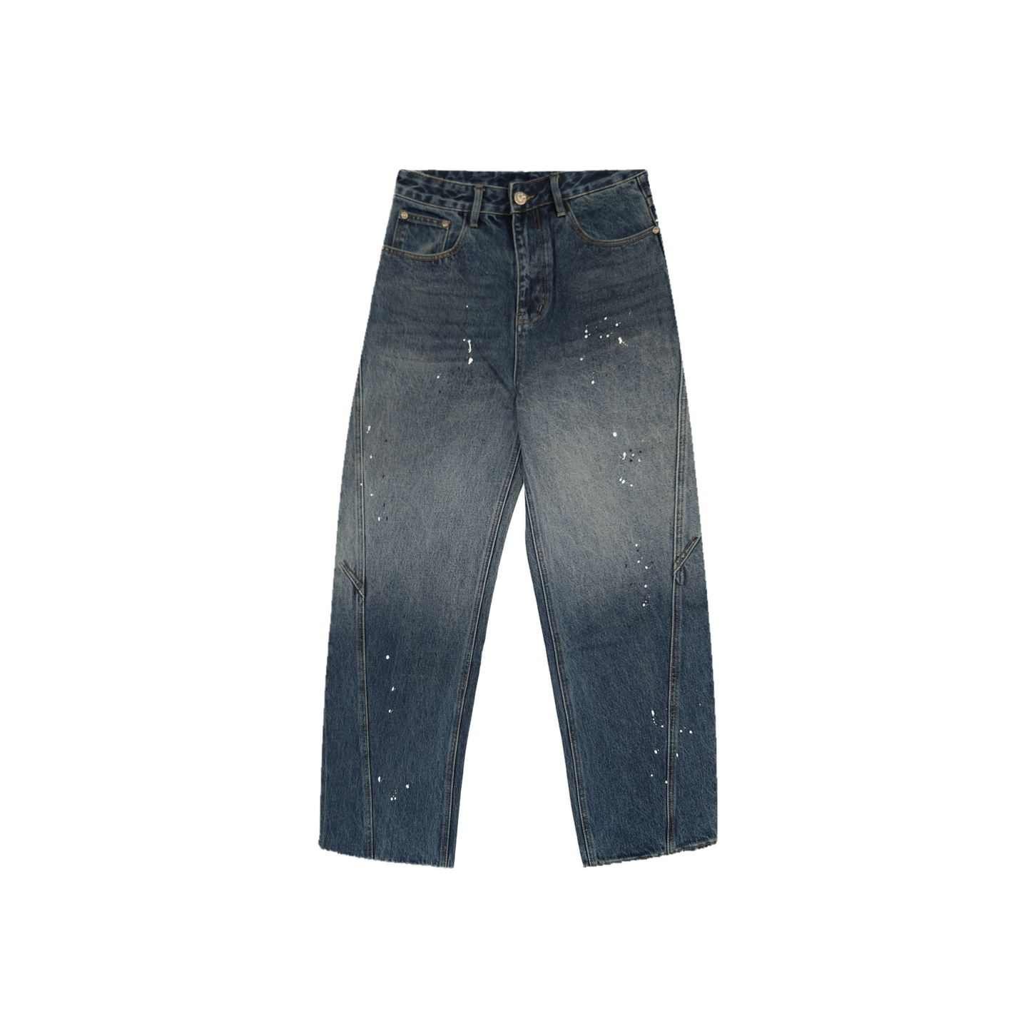 RAW/21 Spatter Baggy Denim Jeans Blue (FW25)