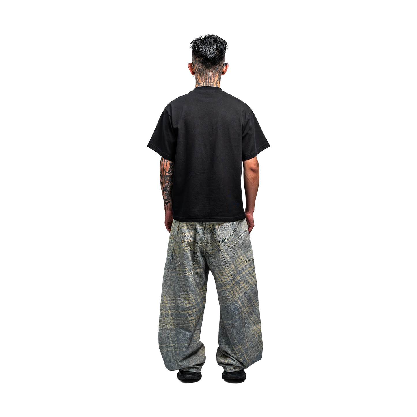 RAW/21 Split Print Denim Pants Washed Grey (SS26)