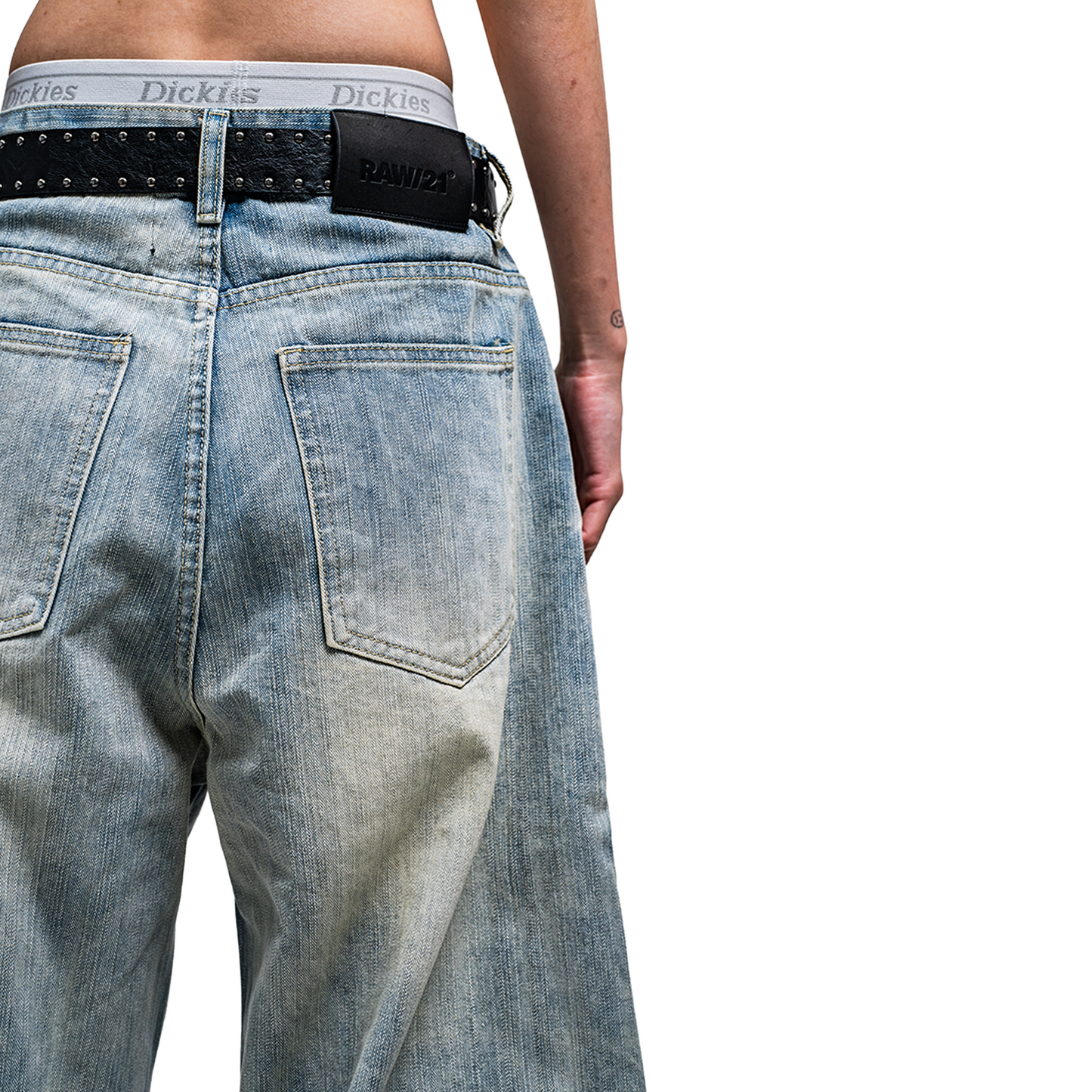 RAW/21 Washed Slub Denim Pants Blue (SS26)