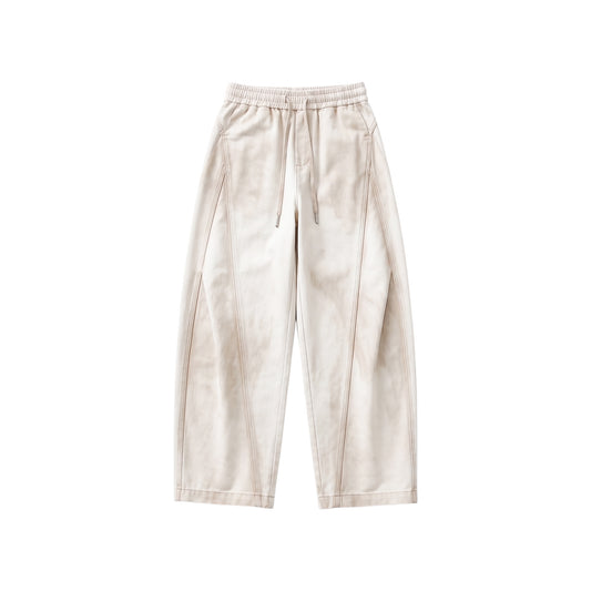 RAW/21 Wide Parachute Pants Washed Beige (SS26) | PRE-ORDER