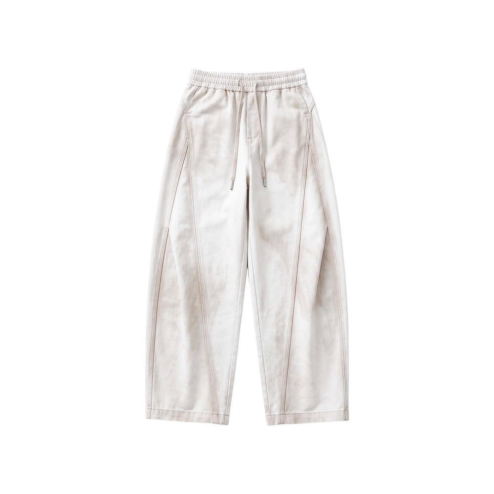 RAW/21 Wide Parachute Pants Washed Beige (SS26)