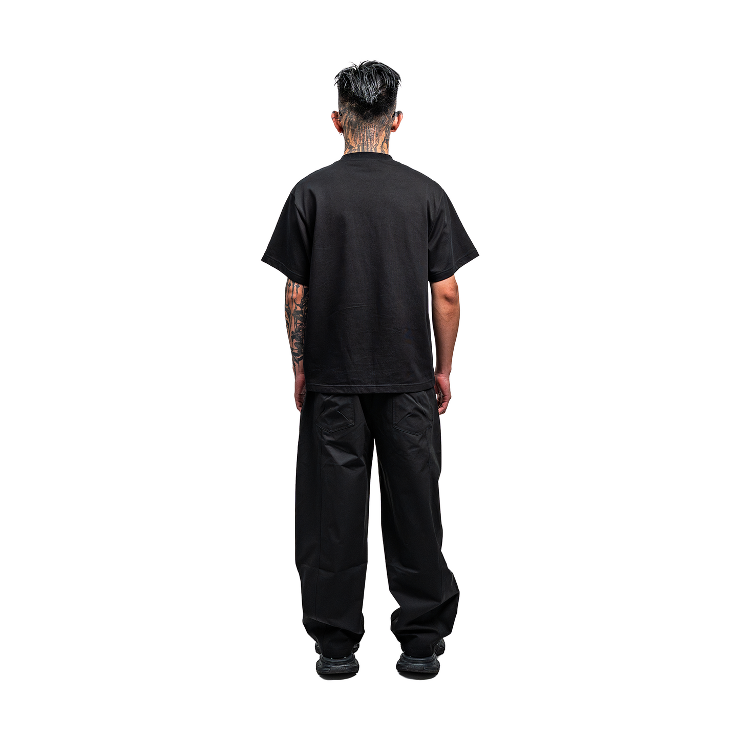 RAW/21 Wide Parachute Pants Black (SS26)